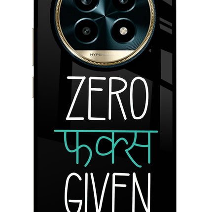 Zero Fucks Given Realme 13 Pro 5G Glass Case
