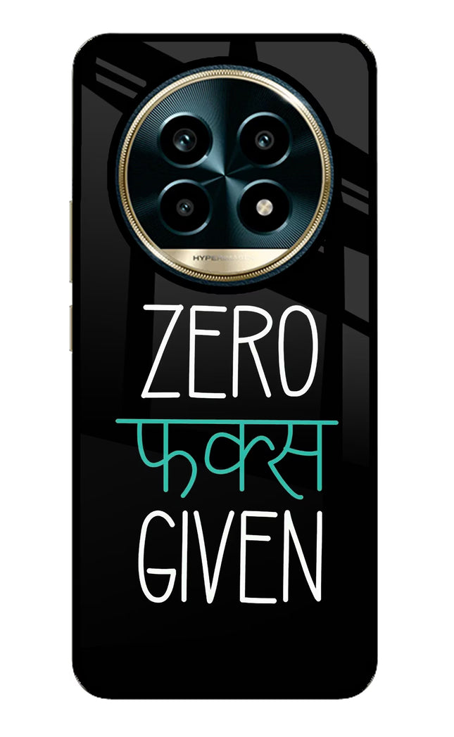Zero Fucks Given Realme 13 Pro 5G Glass Case