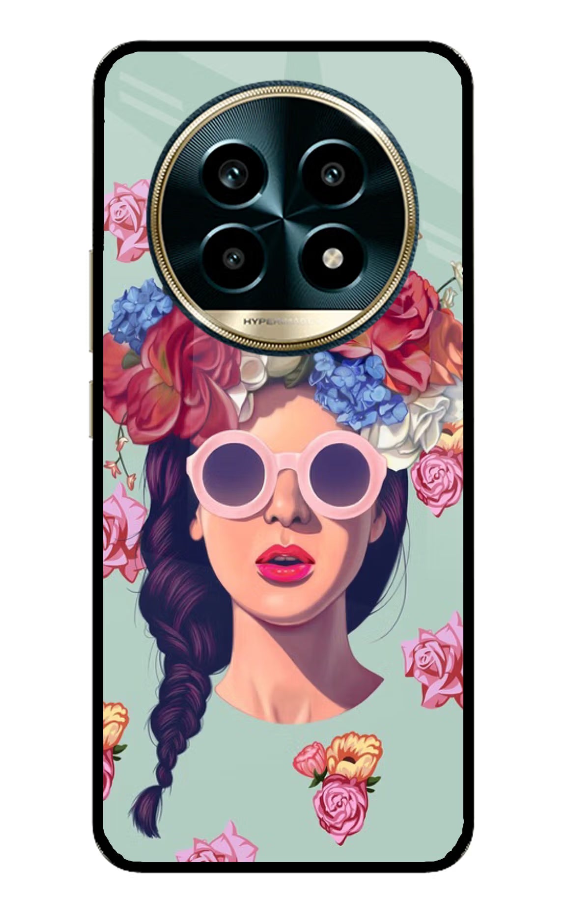 Pretty Girl Realme 13 Pro 5G Glass Case Back Cover by Casekaro