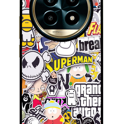 Sticker Bomb Realme 13 Pro 5G Glass Case