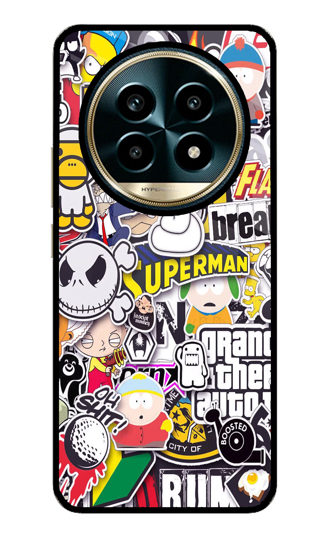 Sticker Bomb Realme 13 Pro 5G Glass Case