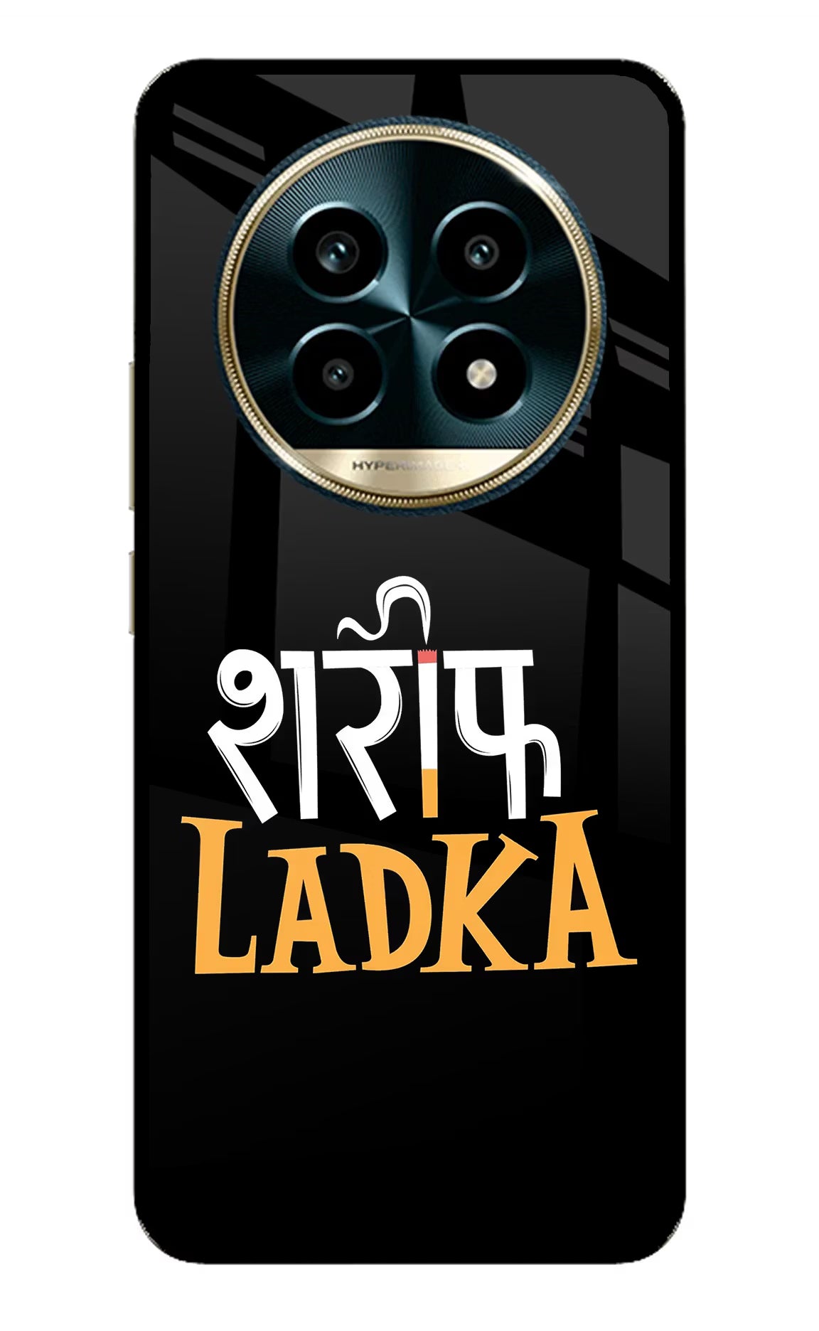 Shareef Ladka Realme 13 Pro 5G Glass Case Back Cover by Casekaro