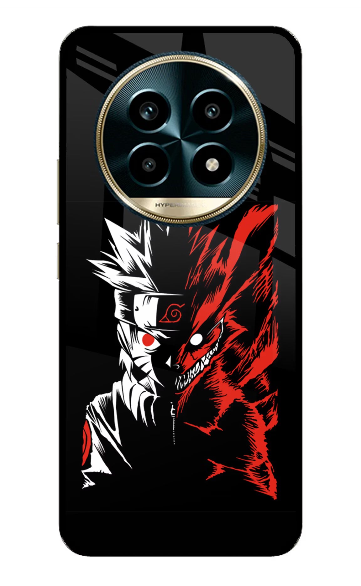 Naruto Two Face Realme 13 Pro 5G Glass Case Back Cover by Casekaro