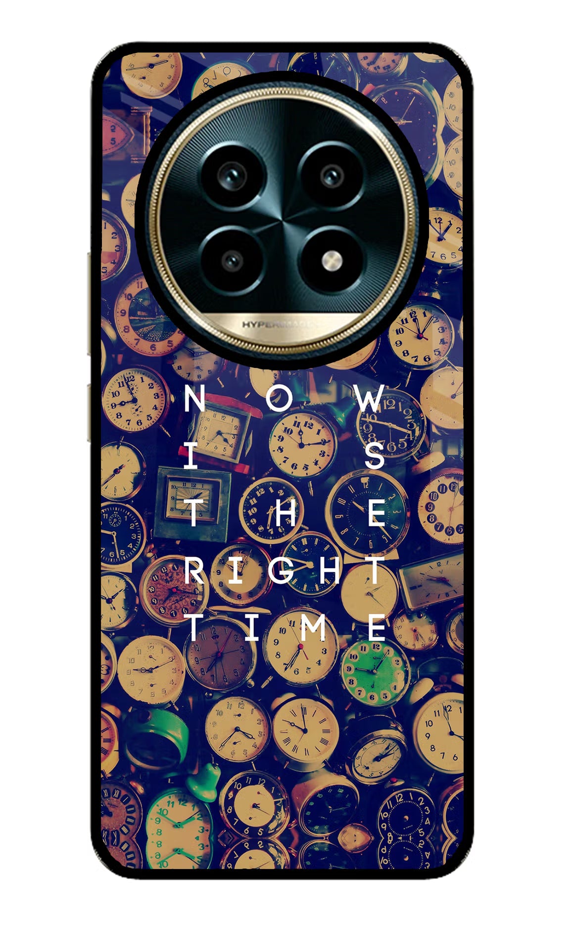 Now is the Right Time Quote Realme 13 Pro 5G Glass Case