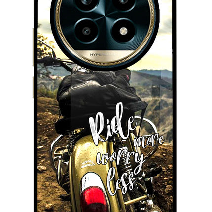 Ride More Worry Less Realme 13 Pro 5G Glass Case