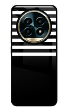 Black and White Print Realme 13 Pro 5G Glass Case