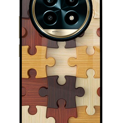 Wooden Puzzle Realme 13 Pro 5G Glass Case