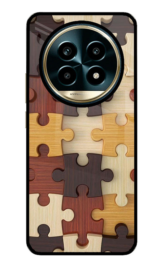 Wooden Puzzle Realme 13 Pro 5G Glass Case