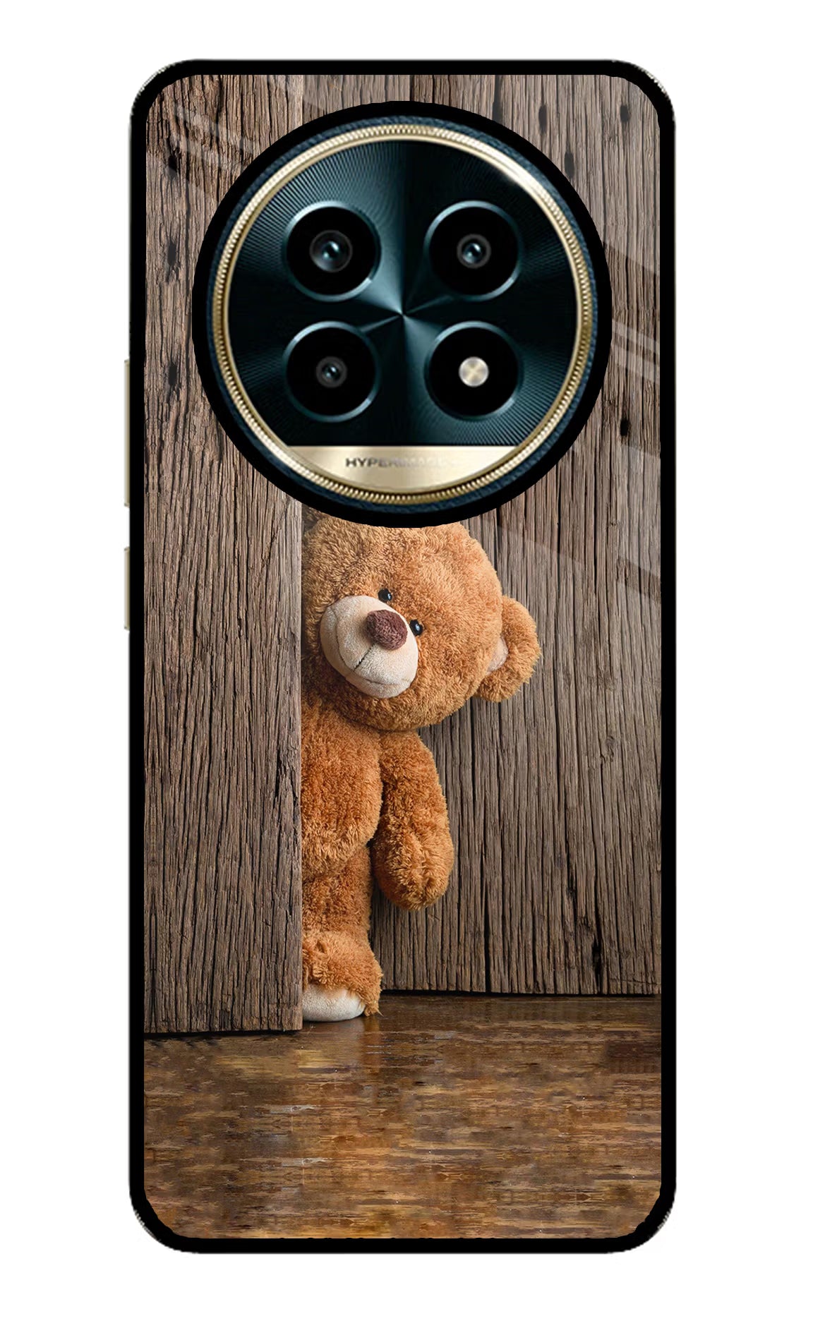 Teddy Wooden Realme 13 Pro 5G Glass Case