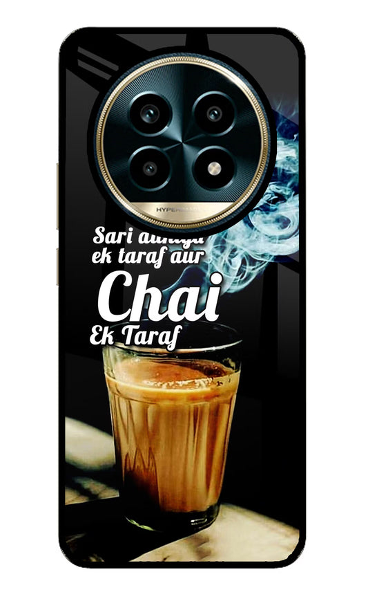 Chai Ek Taraf Quote Realme 13 Pro 5G Glass Case