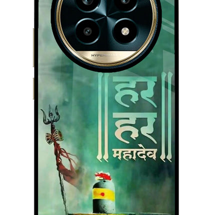 Har Har Mahadev Shivling Realme 13 Pro 5G Glass Case