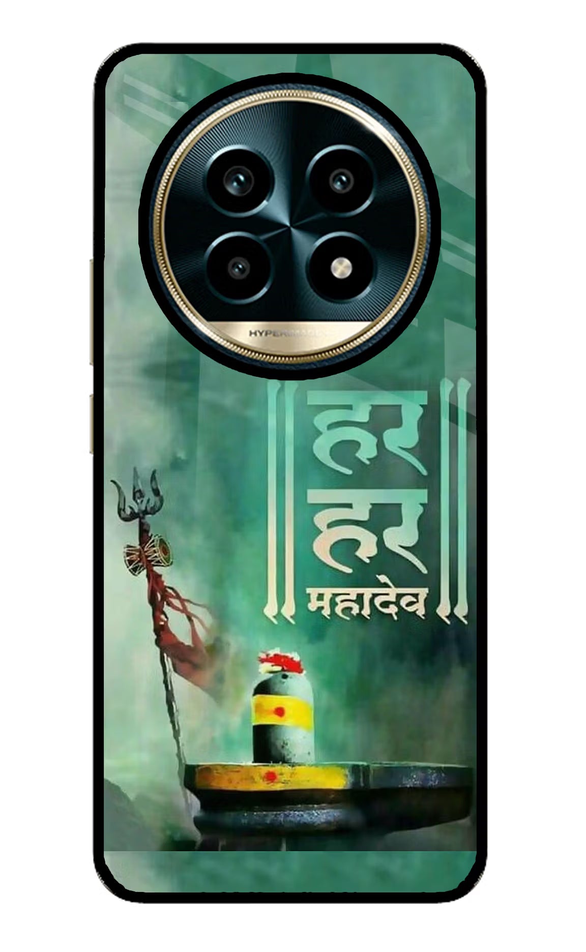 Har Har Mahadev Shivling Realme 13 Pro 5G Glass Case
