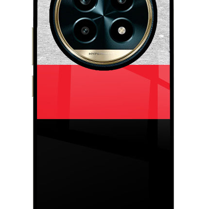 Tri Color Pattern Realme 13 Pro 5G Glass Case