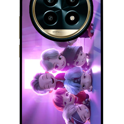 BTS Chibi Realme 13 Pro 5G Glass Case