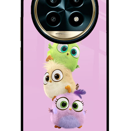 Cute Little Birds Realme 13 Pro 5G Glass Case