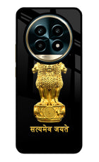 Satyamev Jayate Golden Realme 13 Pro 5G Glass Case