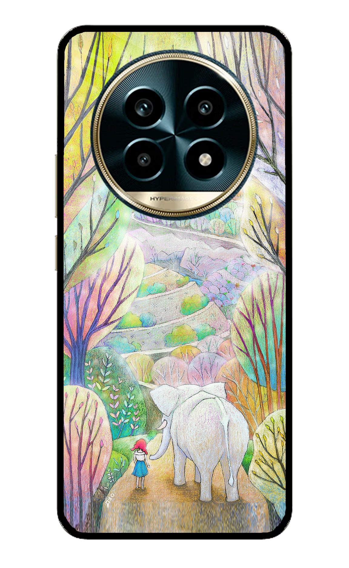 Nature Painting Realme 13 Pro 5G Glass Case Back Cover by Casekaro