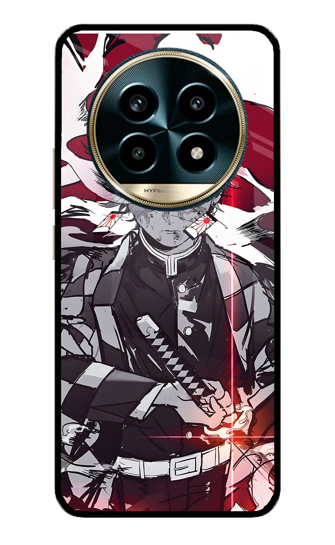 Demon Slayer Realme 13 Pro 5G Glass Case Back Cover by Casekaro