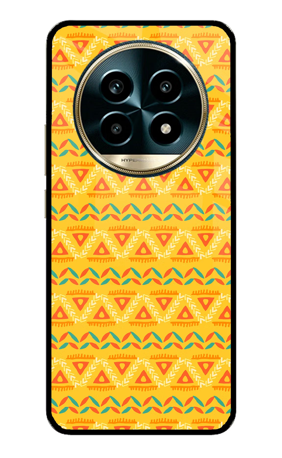 Tribal Pattern Realme 13 Pro 5G Glass Case Back Cover by Casekaro