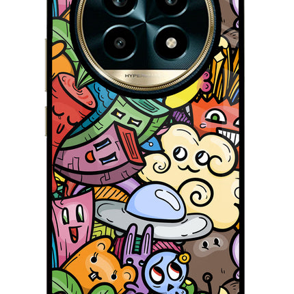 Veggie Doodle Realme 13 Pro 5G Glass Case
