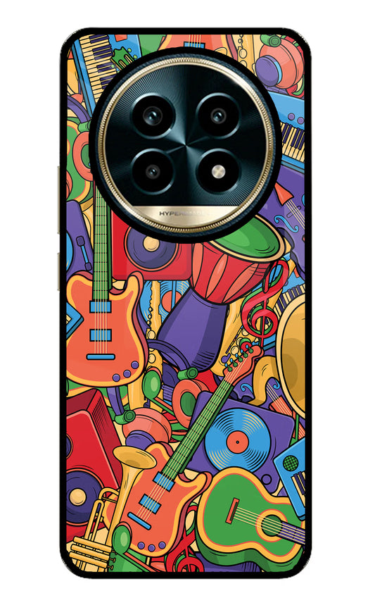 Music Instrument Doodle Realme 13 Pro 5G Glass Case