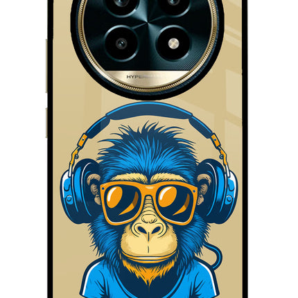 Monkey Headphone Realme 13 Pro 5G Glass Case