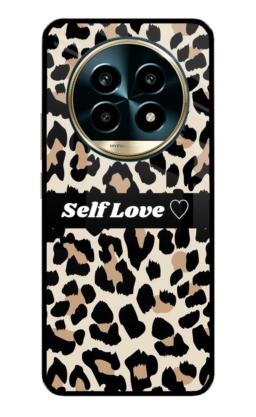 Leopard Print Self Love Realme 13 Pro 5G Back Cover, Metal case