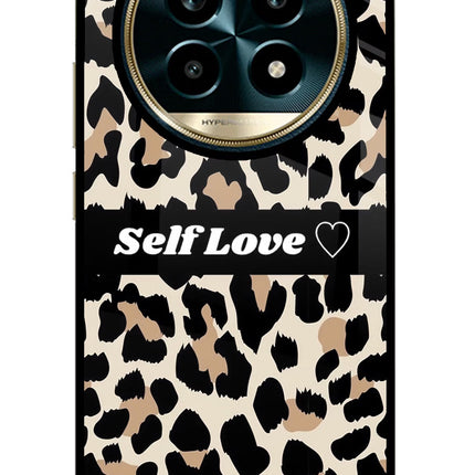 Leopard Print Self Love Realme 13 Pro 5G Glass Case