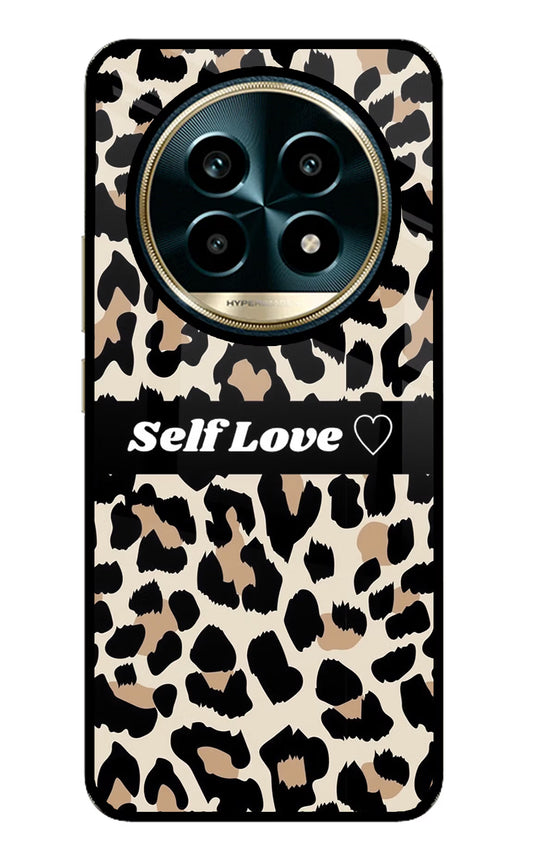 Leopard Print Self Love Realme 13 Pro 5G Glass Case