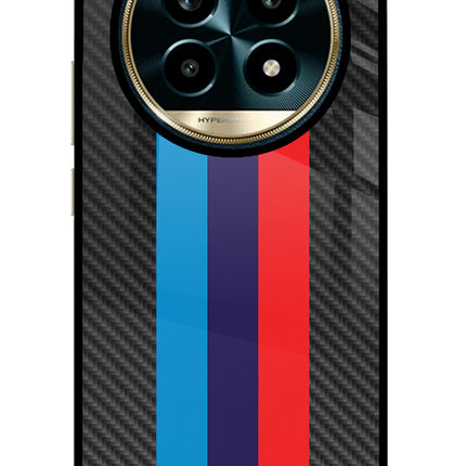 BMW Stripes Pattern Realme 13 Pro 5G Glass Case