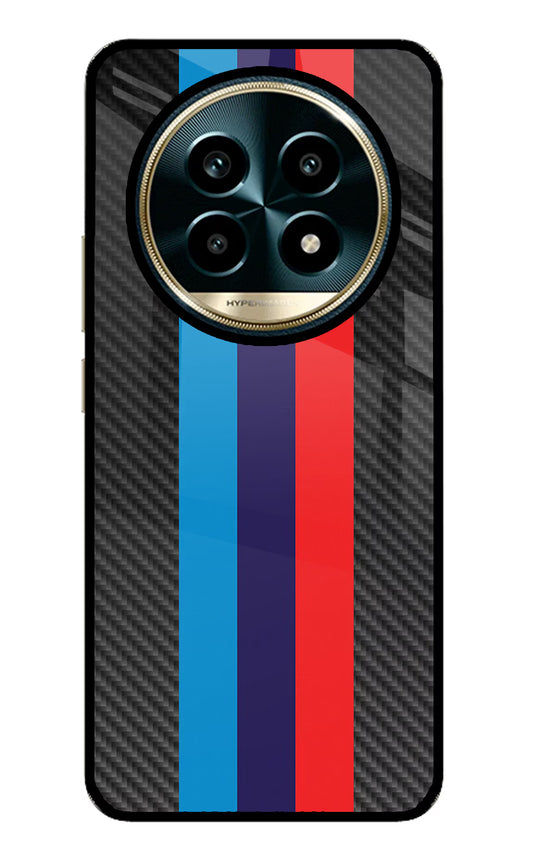 BMW Stripes Pattern Realme 13 Pro 5G Glass Case
