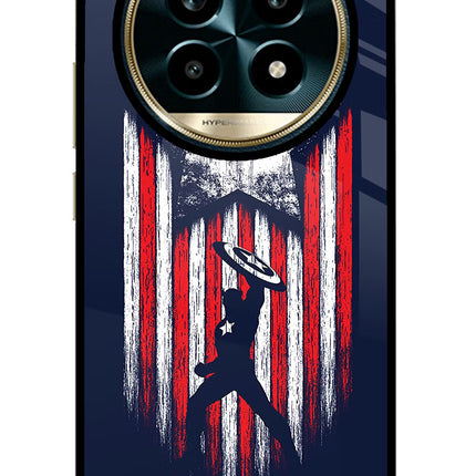 Captain America Marvel Art Realme 13 Pro 5G Glass Case