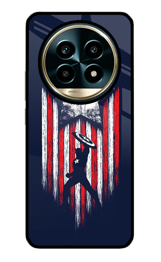 Captain America Marvel Art Realme 13 Pro 5G Glass Case