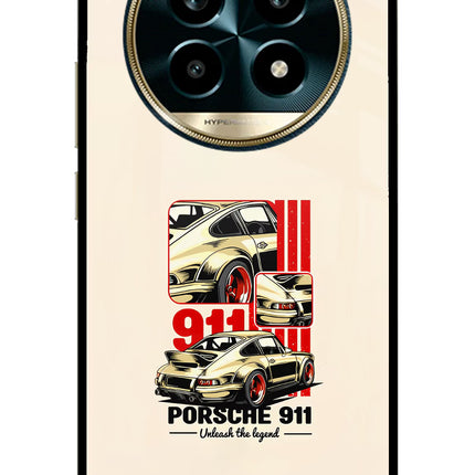 Classic Porsche 911 Realme 13 Pro 5G Glass Case Back Cover by Casekaro