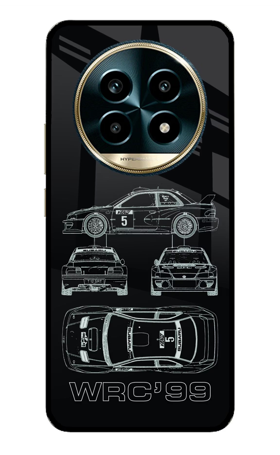 WRC'99 Realme 13 Pro 5G Glass Case Back Cover by Casekaro