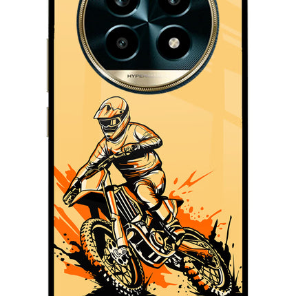 Off-Road Fury Realme 13 Pro 5G Glass Case Back Cover by Casekaro
