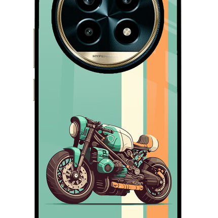 Striped Moto Drift Realme 13 Pro 5G Glass Case