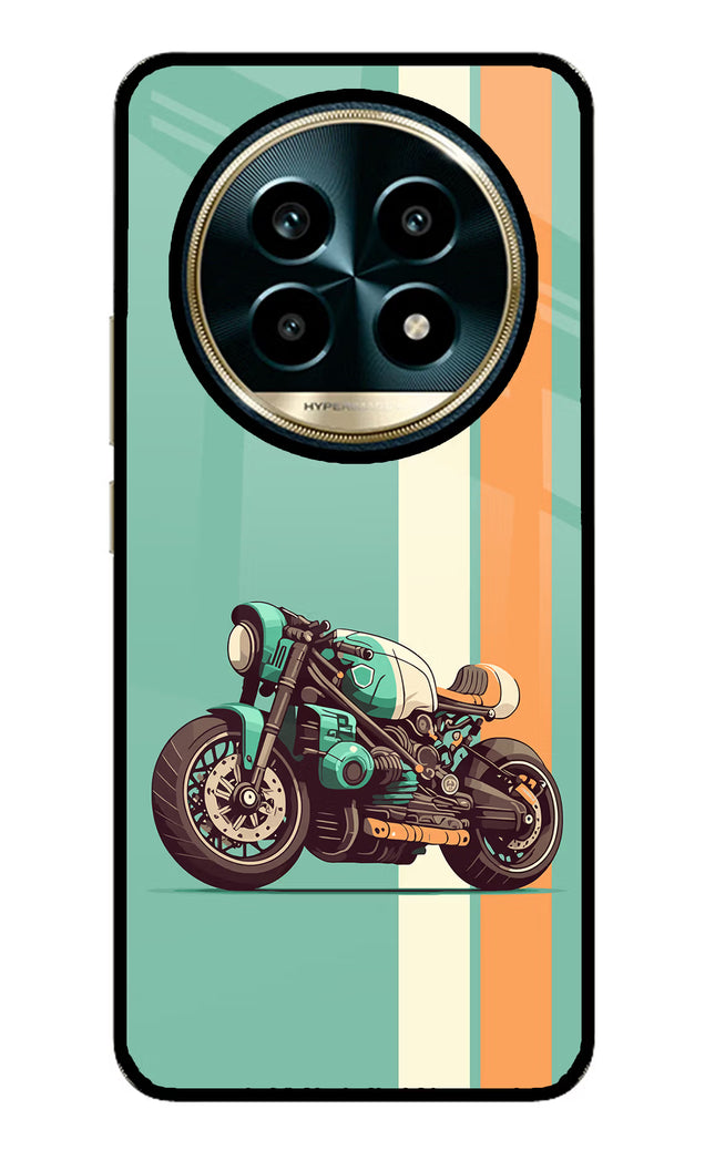 Striped Moto Drift Realme 13 Pro 5G Glass Case