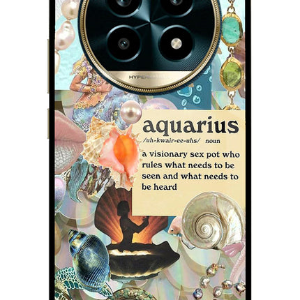 Aquarius Zodiac Realme 13 Pro 5G Glass Case