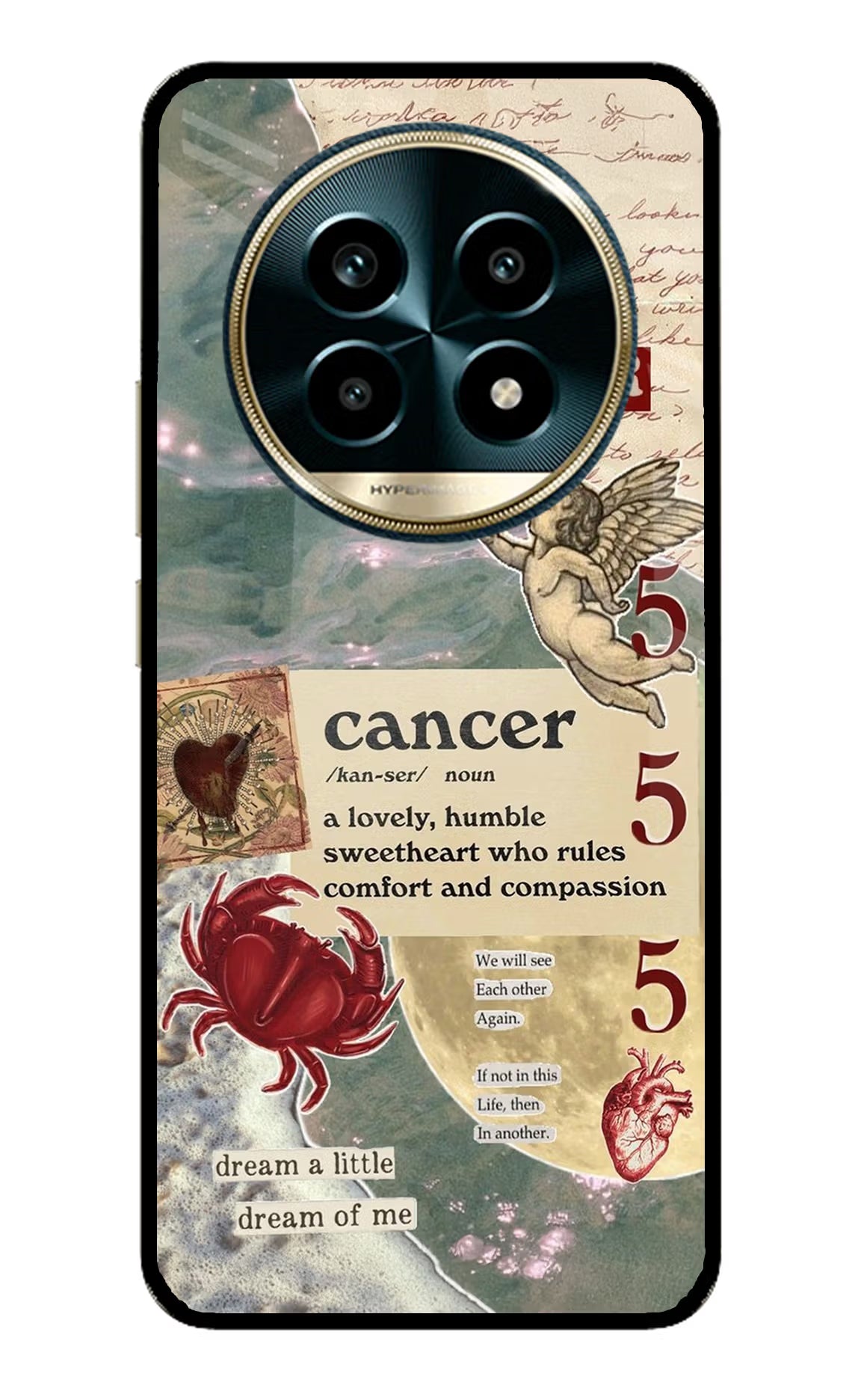Cancer Zodiac Realme 13 Pro 5G Glass Case