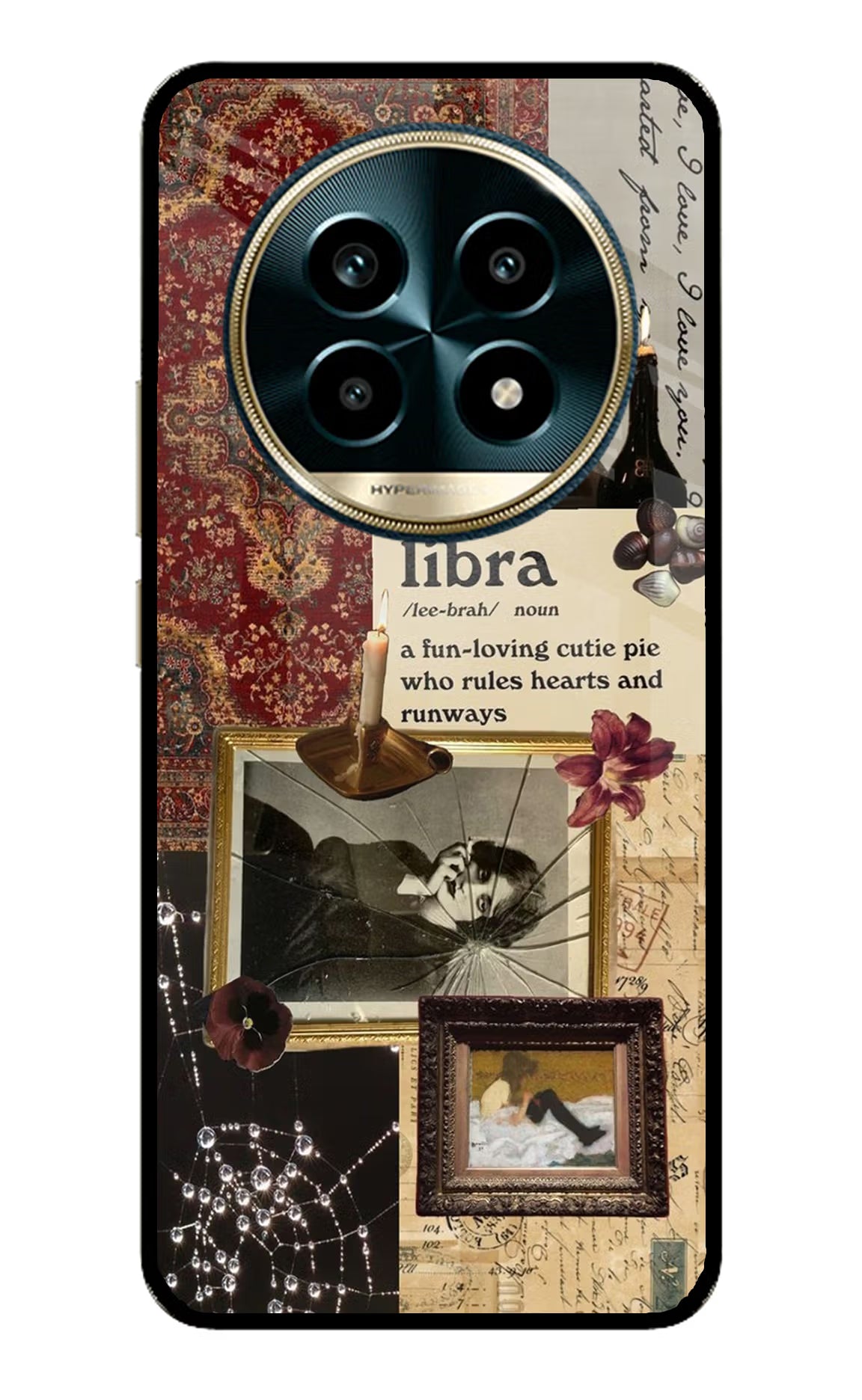 Libra Zodiac Realme 13 Pro 5G Glass Case Back Cover by Casekaro