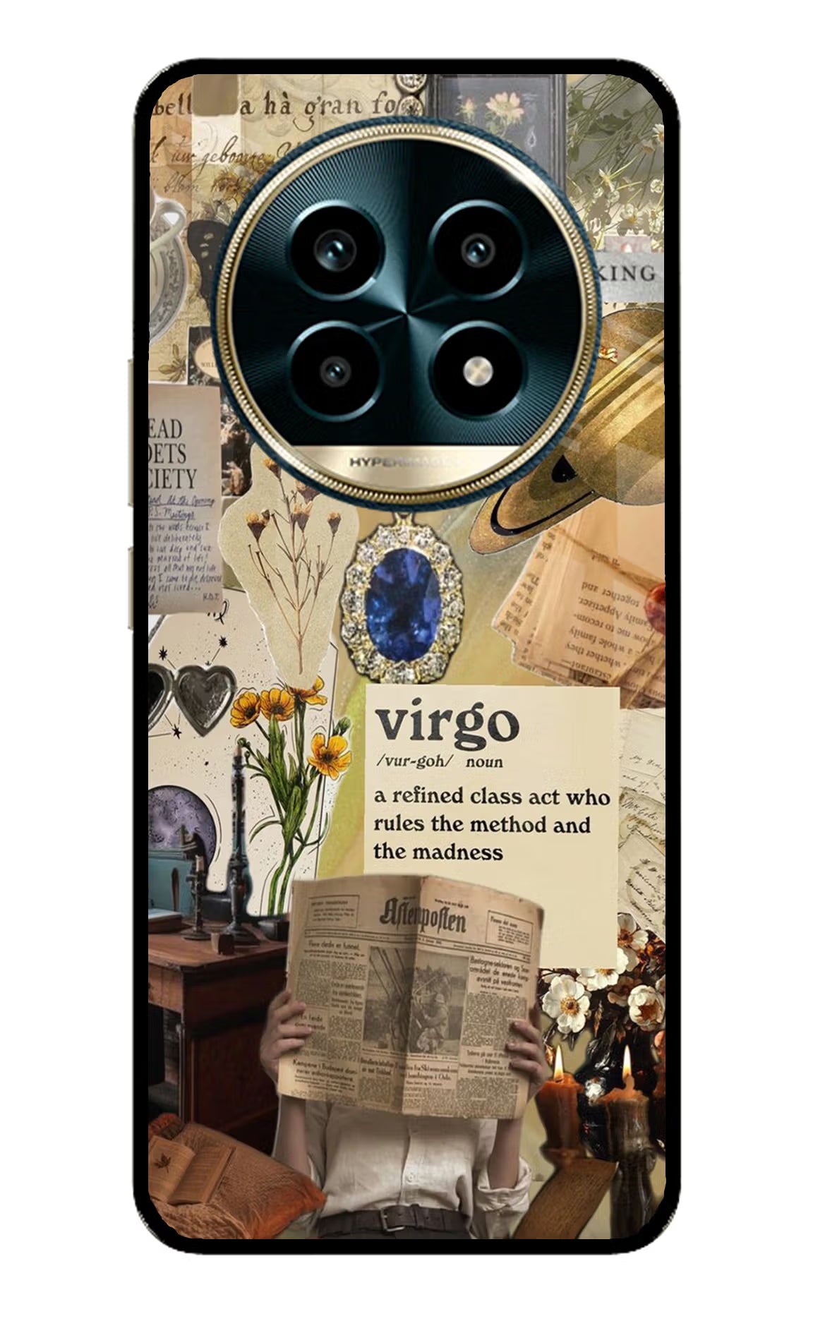 Virgo Zodiac Realme 13 Pro 5G Glass Case Back Cover by Casekaro