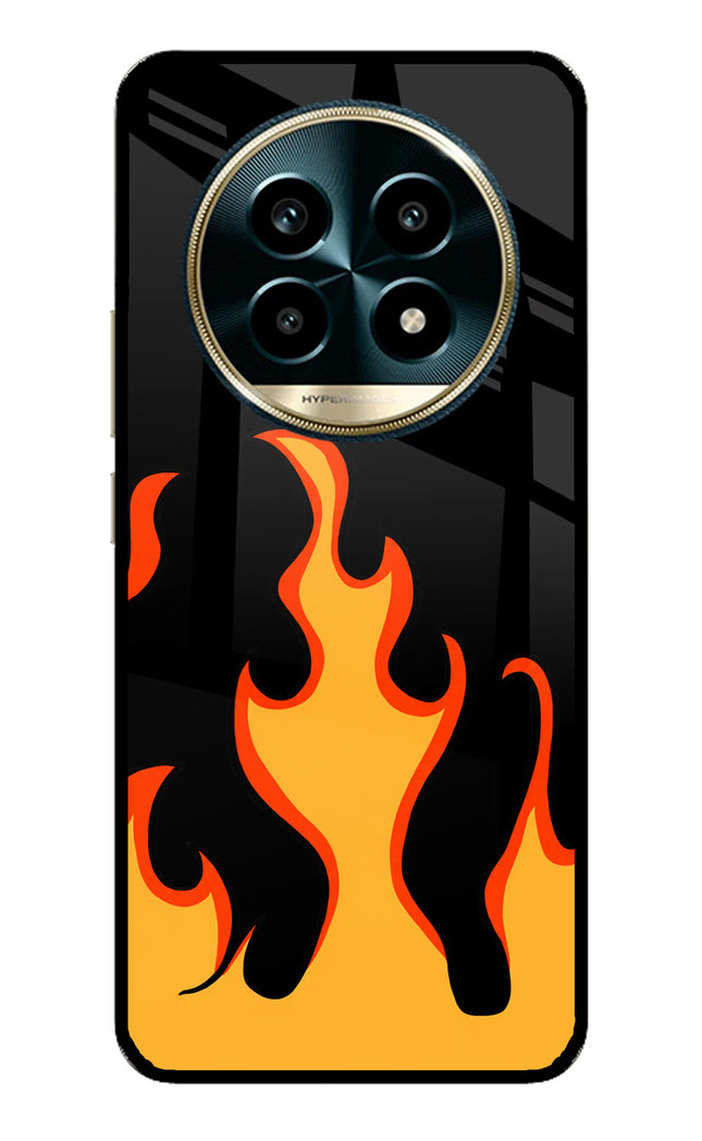 Fired Up – Black Realme 13 Pro 5G Glass Case