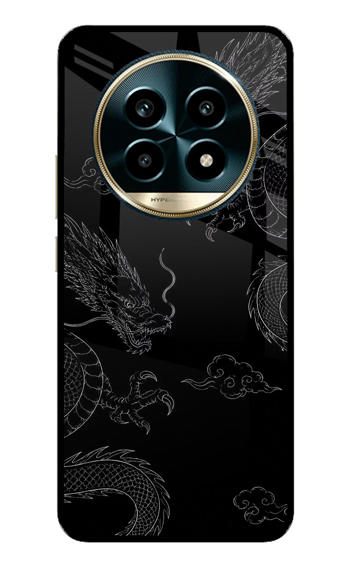 Twin Dragons Realme 13 Pro 5G Glass Case Back Cover by Casekaro