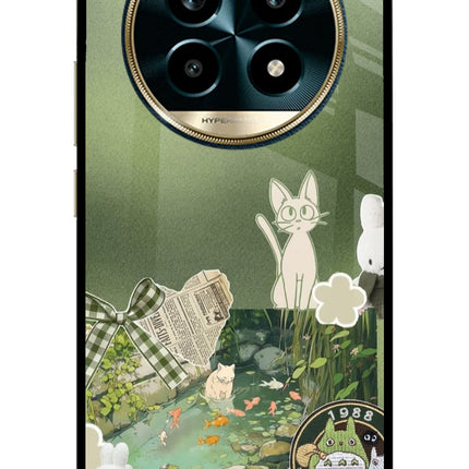 Aesthetic anime Realme 13 Pro 5G Glass Case