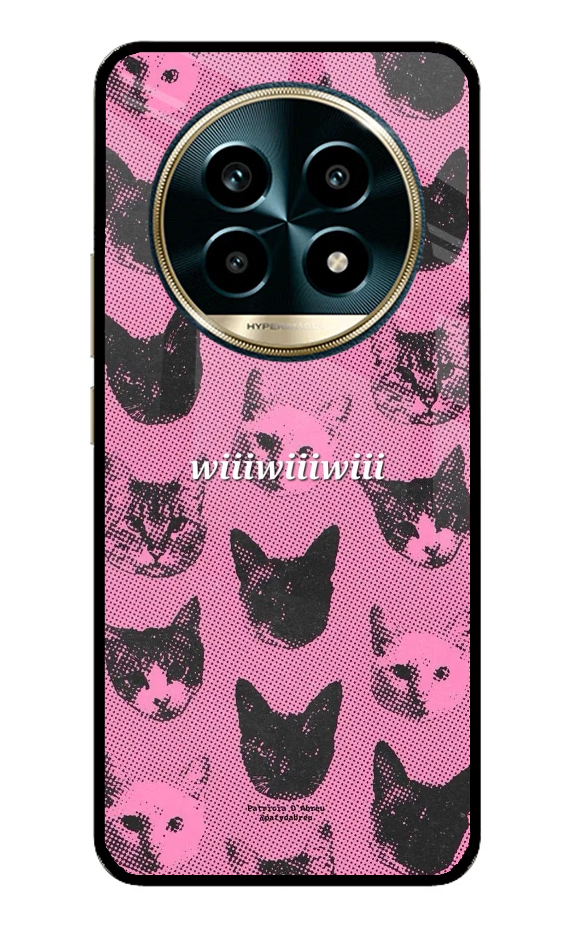 Pink Cats Realme 13 Pro 5G Glass Case