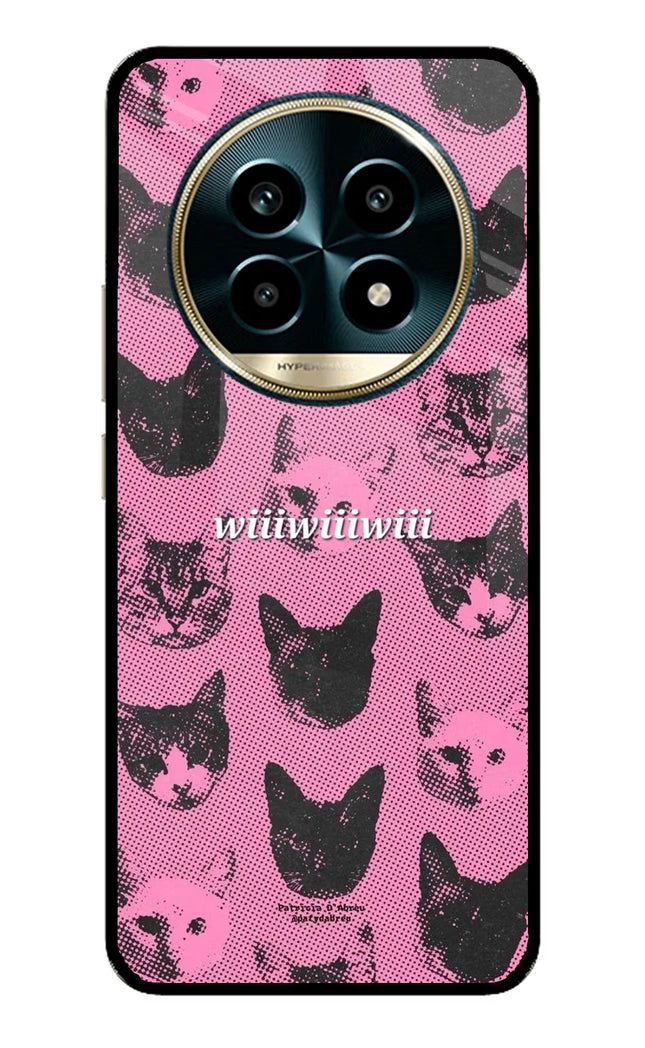 Pink Cats Realme 13 Pro 5G Glass Case