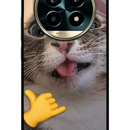 Silly Cat Call Realme 13 Pro 5G Glass Case