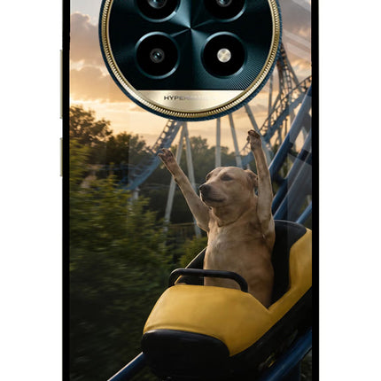 Rollercoaster Dog Realme 13 Pro 5G Glass Case