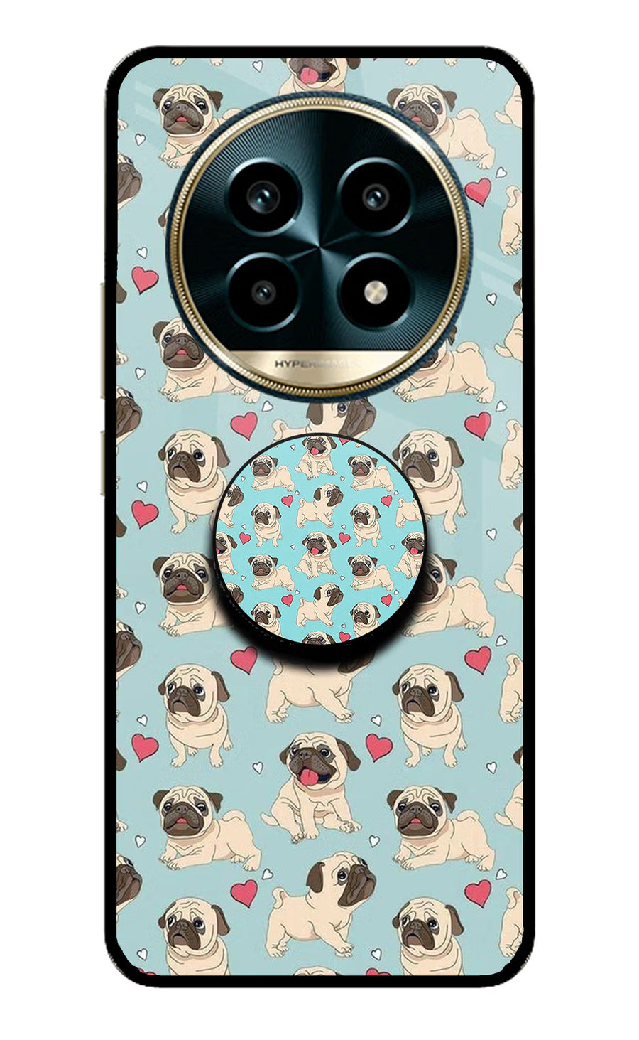 Pug Dog Realme 13 Pro 5G Pop Case, Metal case